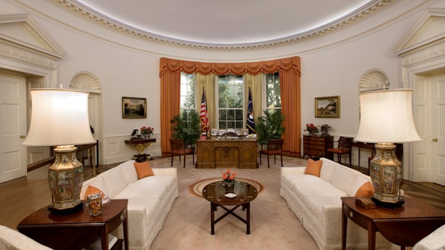 Replica of the Oval Office Replica of the Oval Office