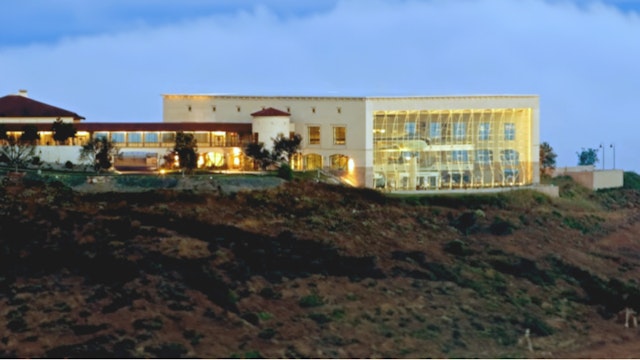 Museum at dusk Museum at dusk