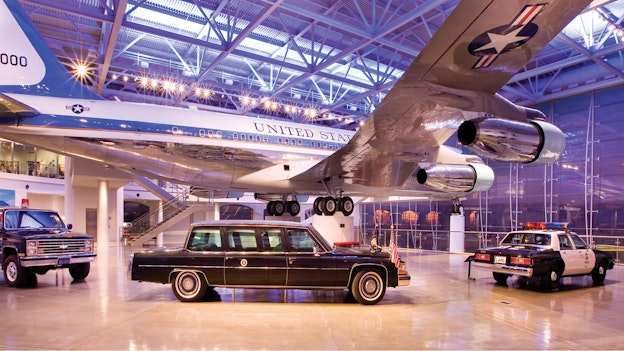 Air Force One Pavilion Inside the Hangar at the Ronald Reagan Library