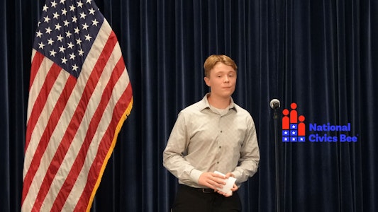 National Civics Bee Student National Civics Bee Student