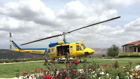 Ventura County Fire Department Firehawk helicopter