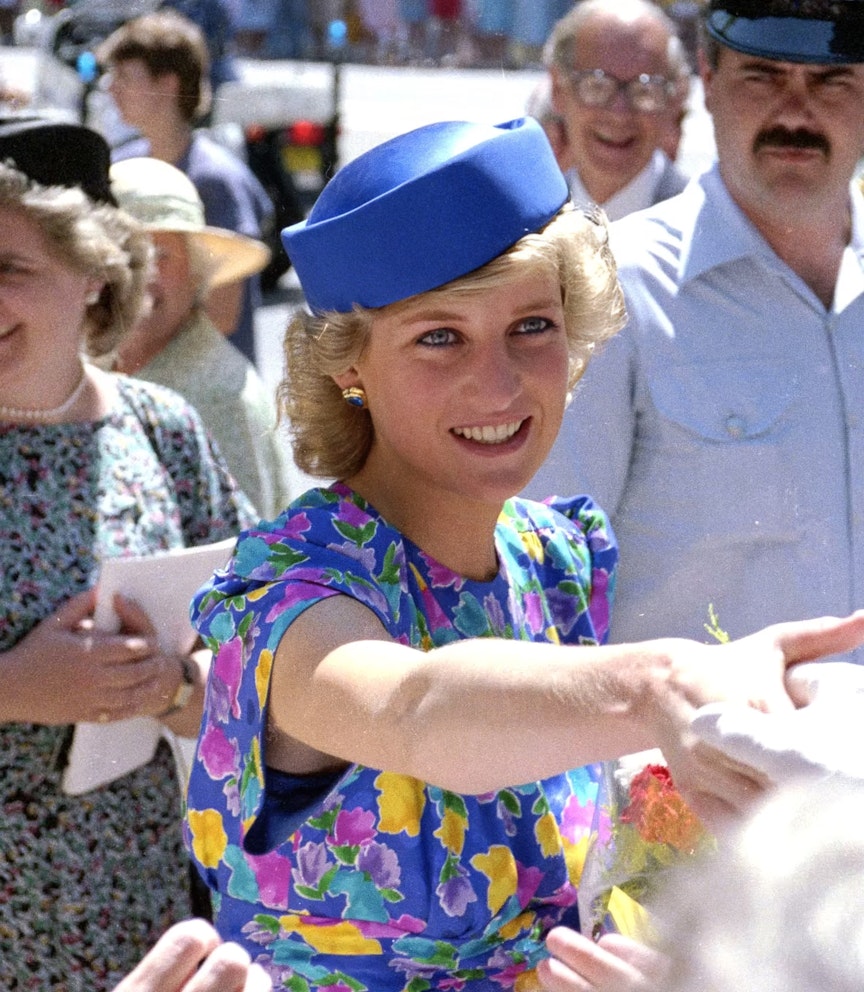 Diana in the “Caring” dress