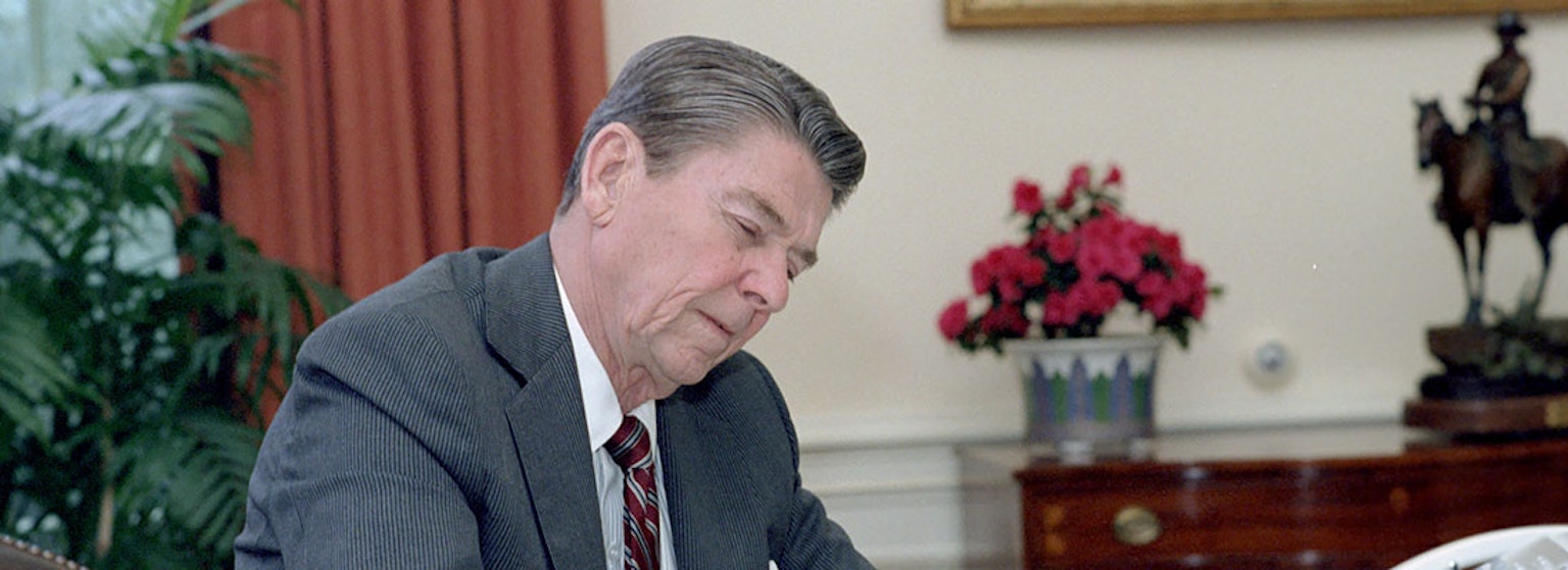 Ronald Reagan's white house diaries for the day of 01-24-1983