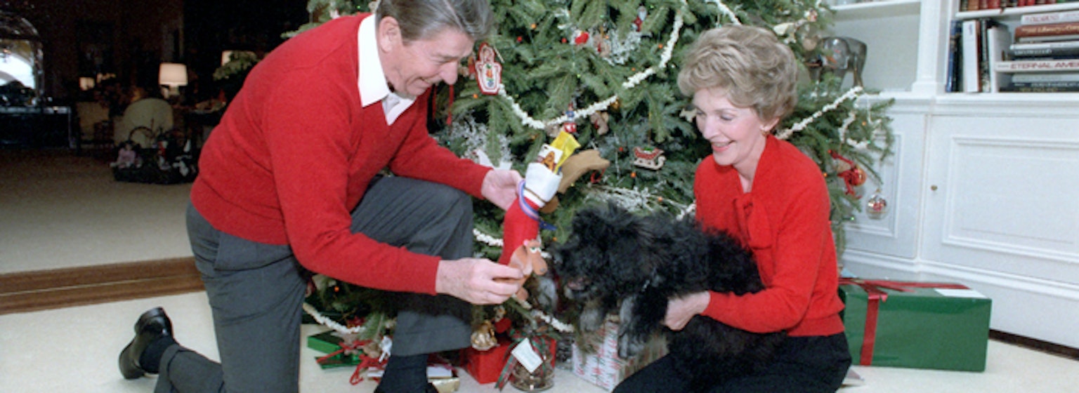 Ronald Reagan's white house diaries for the day of 12-24-1984