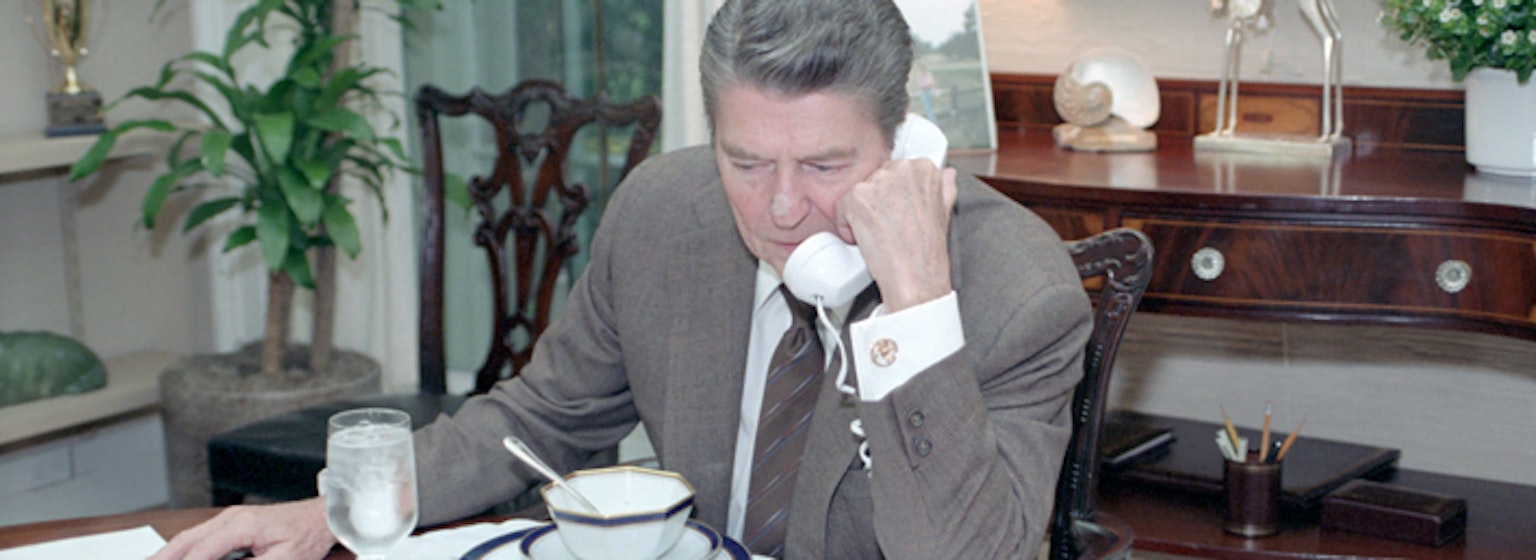 Ronald Reagan's white house diaries for the day of 10-11-1985