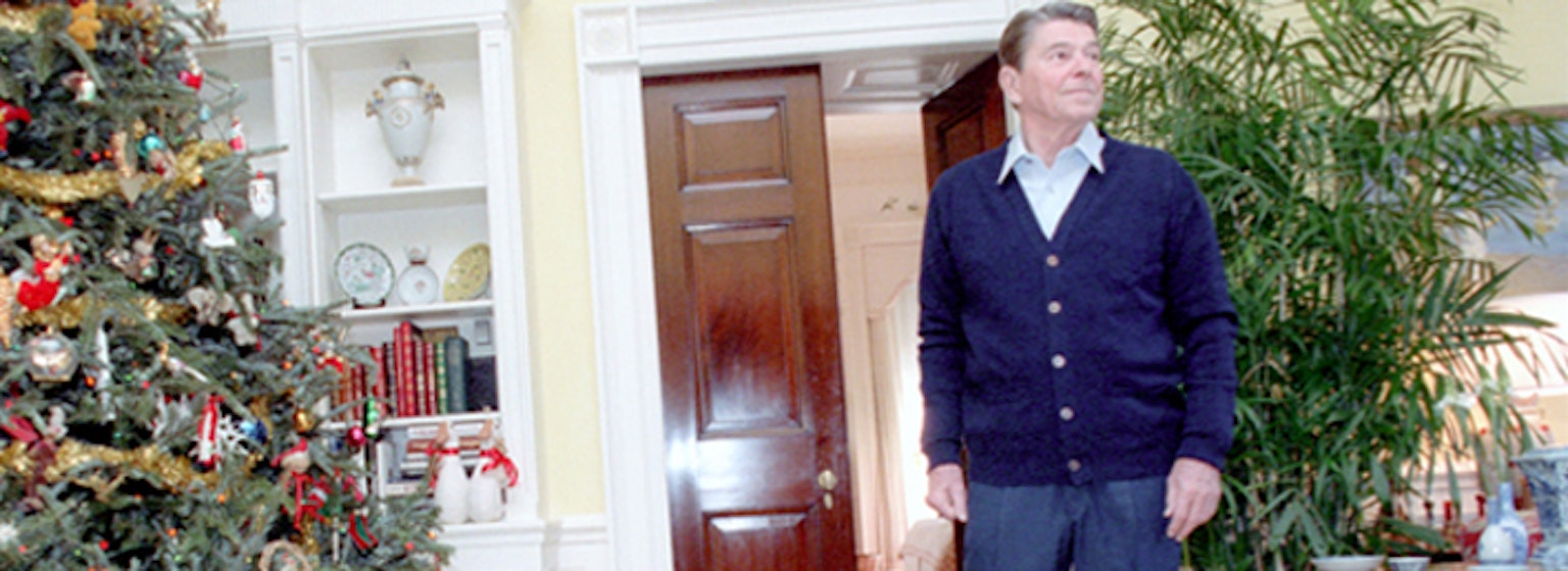 Ronald Reagan's white house diaries for the day of 12-24-1985