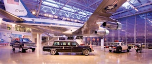 Inside the Hangar at the Ronald Reagan Library