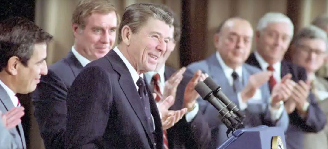 Ronald Reagan's quote We've gone astray from first principles. We've…