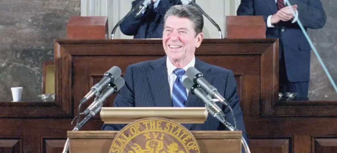 Ronald Reagan's quote Government's first duty is to protect the people,…