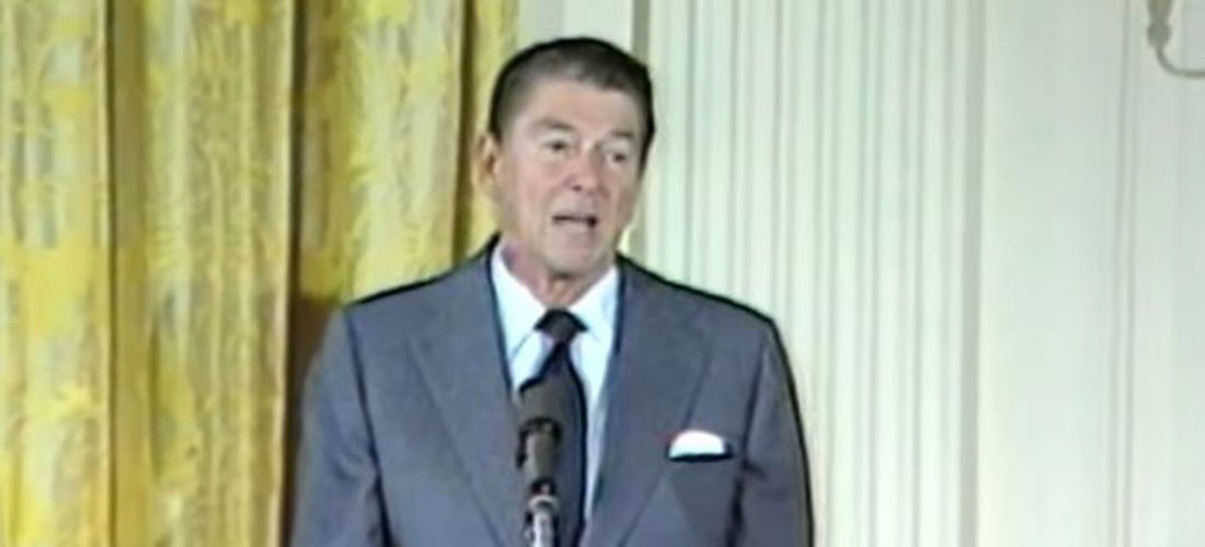 Ronald Reagan's quote If the President of the United States can pray…