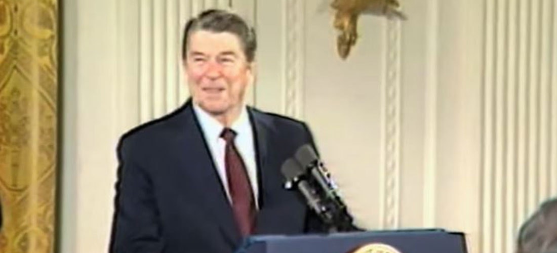 Ronald Reagan's quote Inflation is the greatest enemy of all the people…