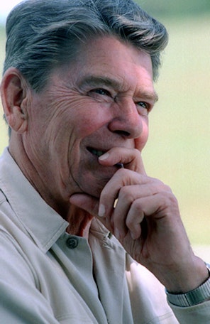 Ronald Reagan headshot Ronald Reagan headshot