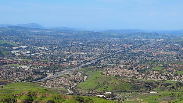 Aerial View of Simi Valley