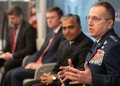 Panelists at the National Security Innovation Base Summit