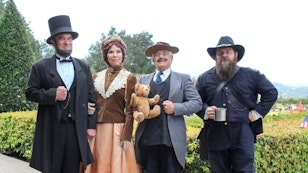 President re-enactors